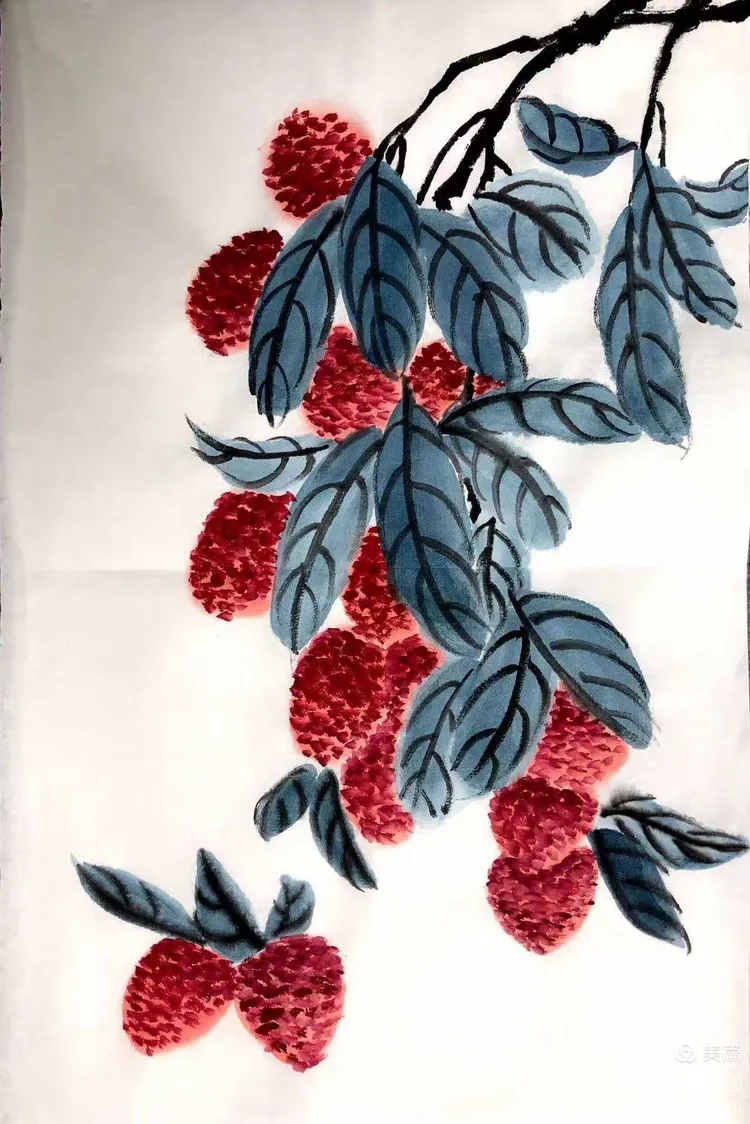 荔枝的画法